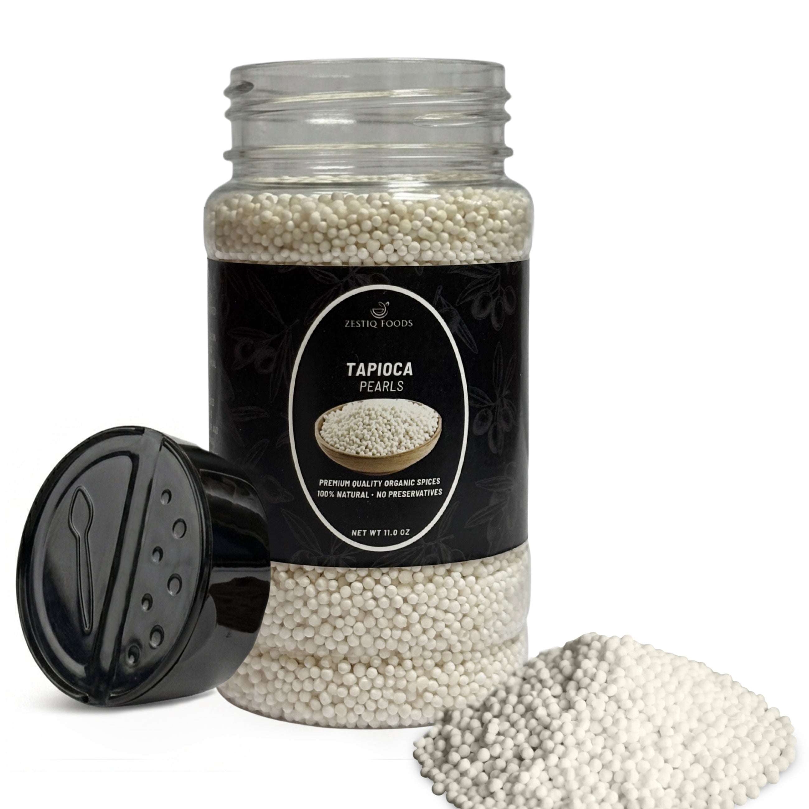 ZF Organic Tapioca Pearls Whole (Sabudana) – 11 oz