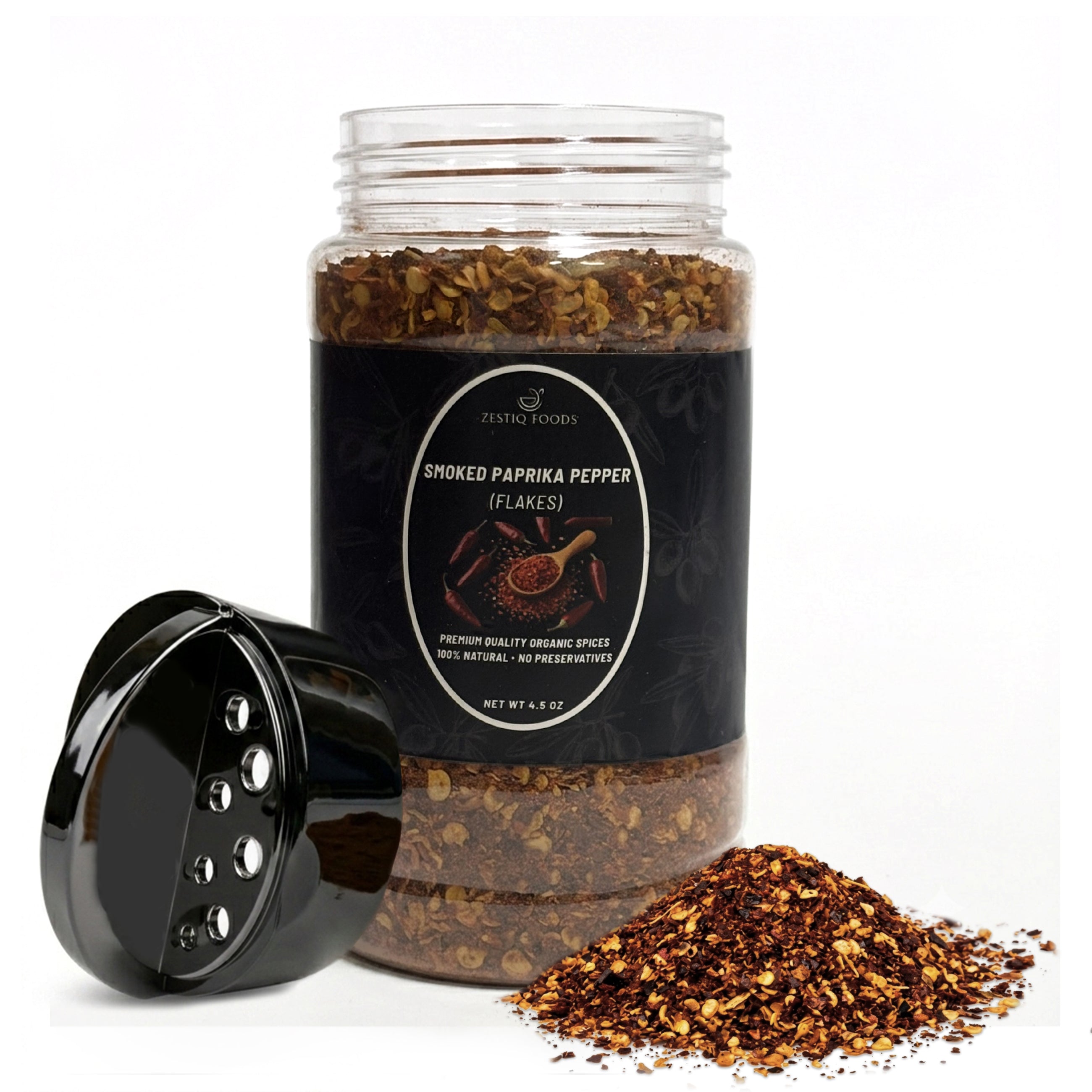 ZF Organic Sweet & Mild Paprika (Flakes) – 4.5 oz