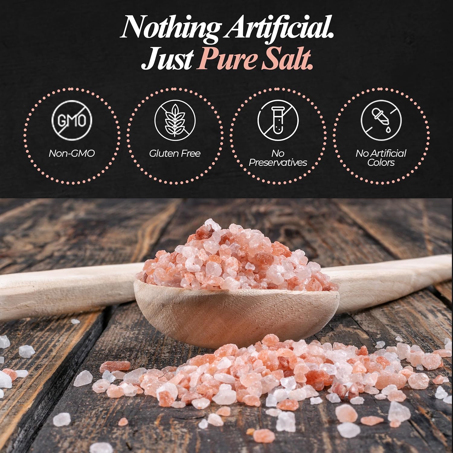 Himalayan Pink Salt Coarse Grain, 2.2 lb Pouch – ZESTIQ FOODS