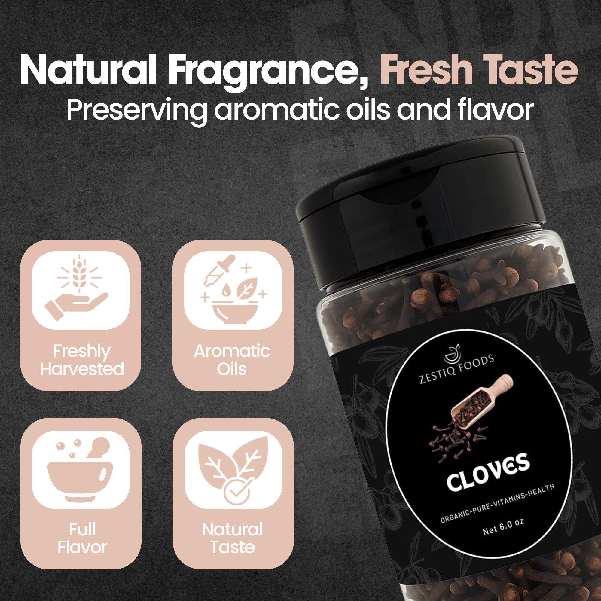 ZF Organic Cloves (Whole) – 6 oz