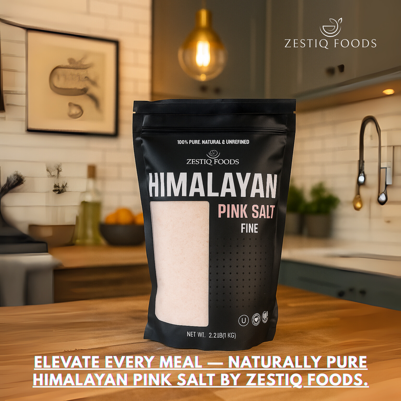HIMALAYAN PINK SALT FINE GRAIN 2.2LBS POUCH