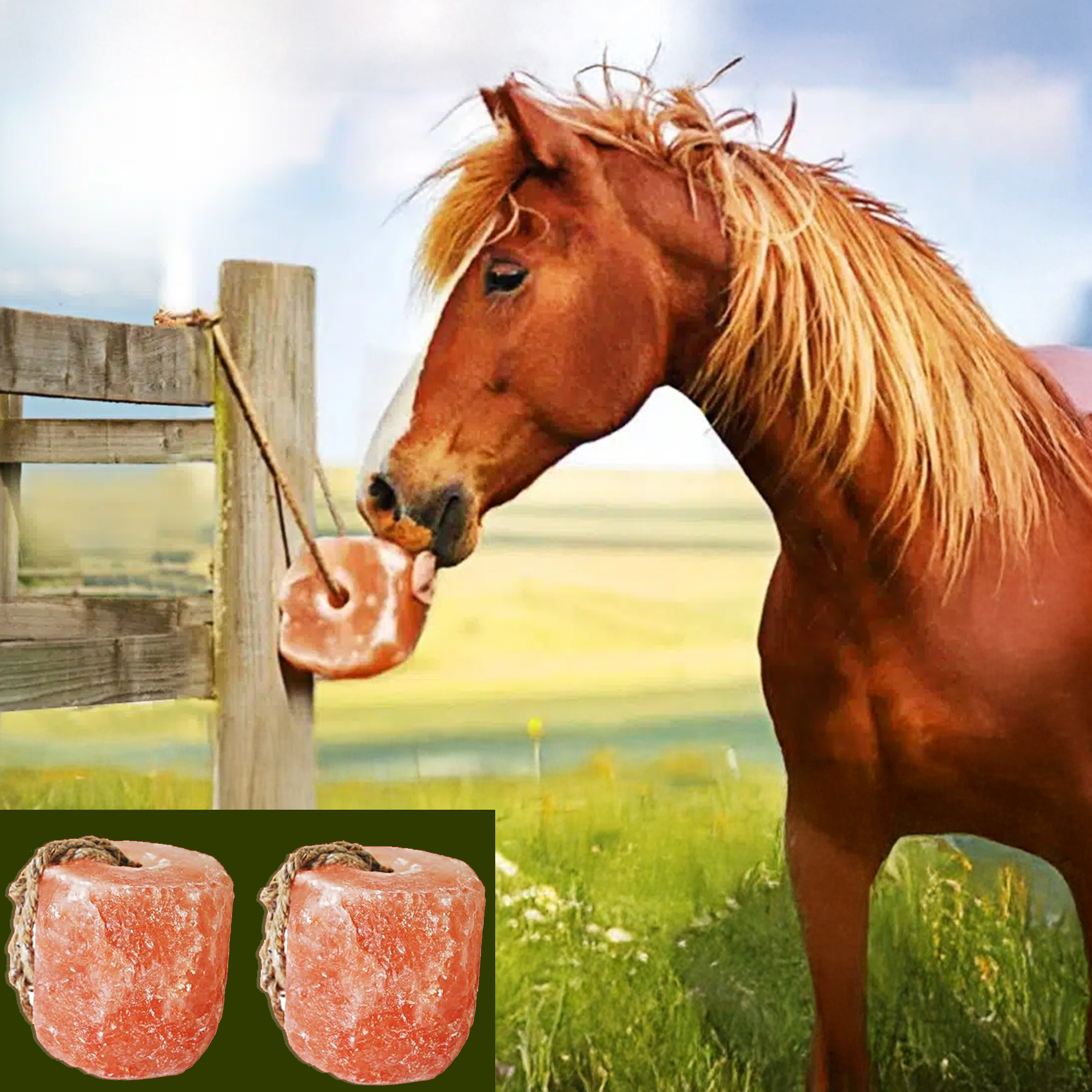 HORSES LICK HIMALYAN SALT PACK OF 2 (3.5-4LB Each)