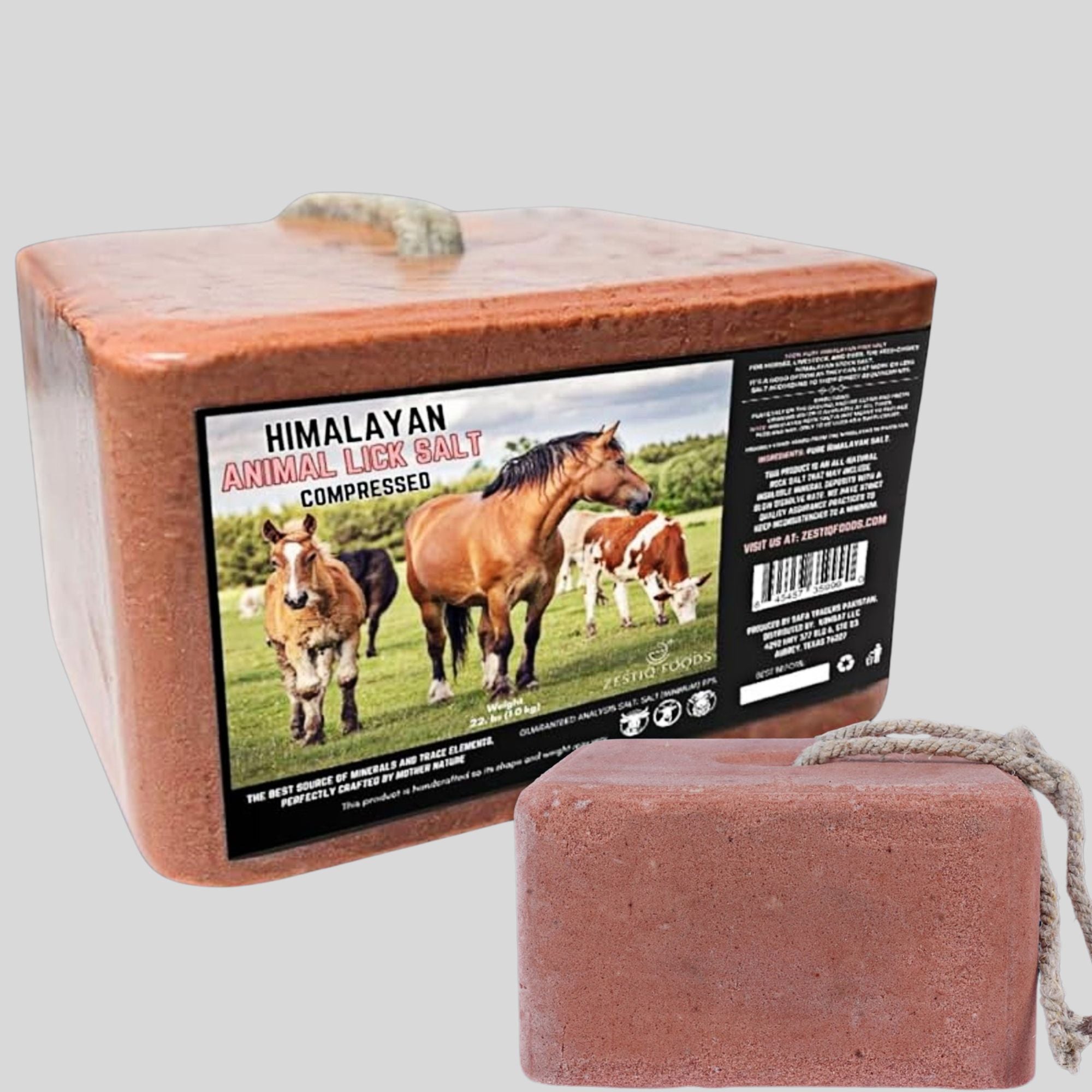 HORSES LICK HIMALAYAN C0MPRESSED SALT 11.2 LBS