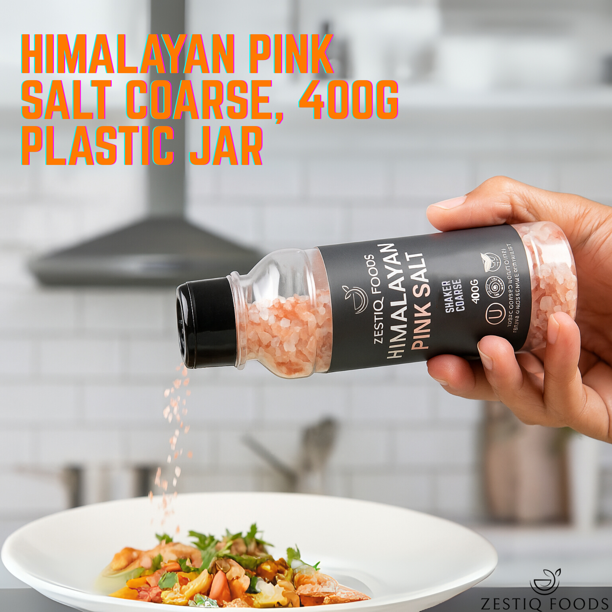 PREMIUM HIMALAYAN PINK SALT COARSE GRAIN GRINDER 400g