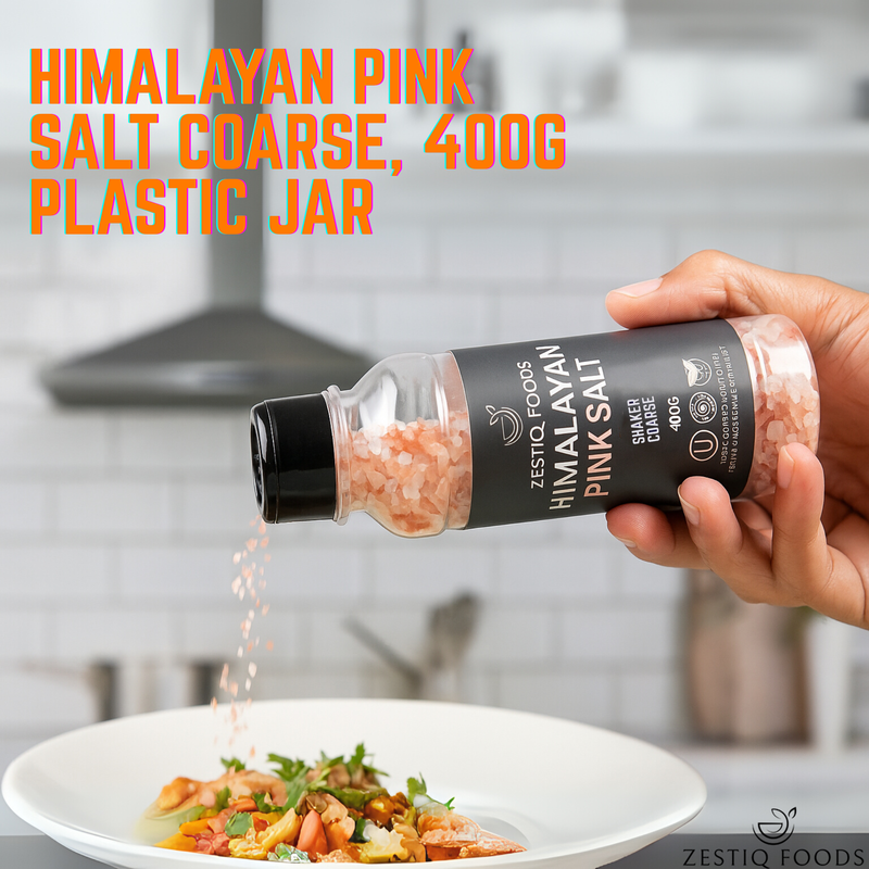 PREMIUM HIMALAYAN PINK SALT COARSE GRAIN GRINDER 400g