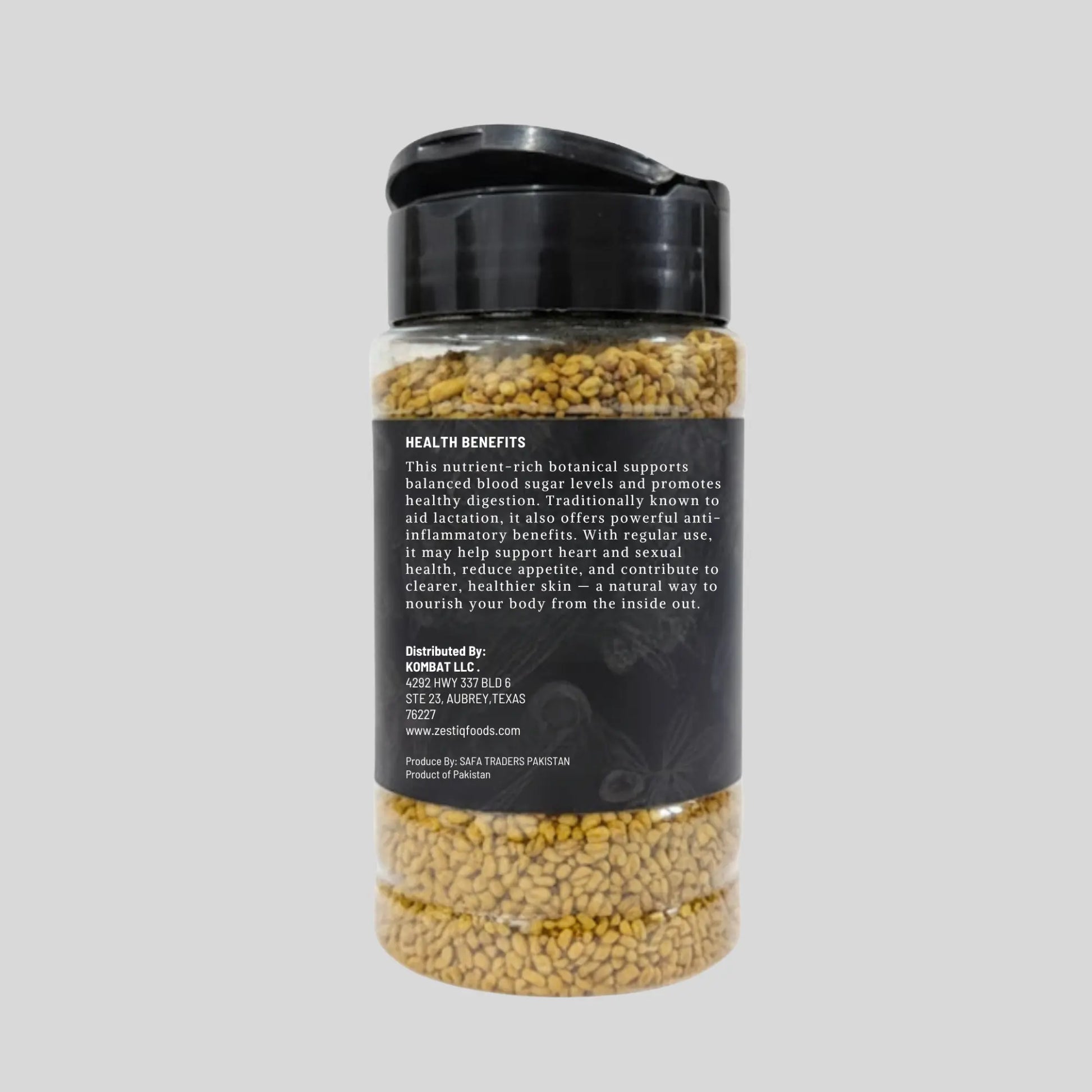 Zestiq Foods Fenugreek Seeds Organic pack. find fenugreek seeds for sale and learn the advantages of fenugreek seeds for hair