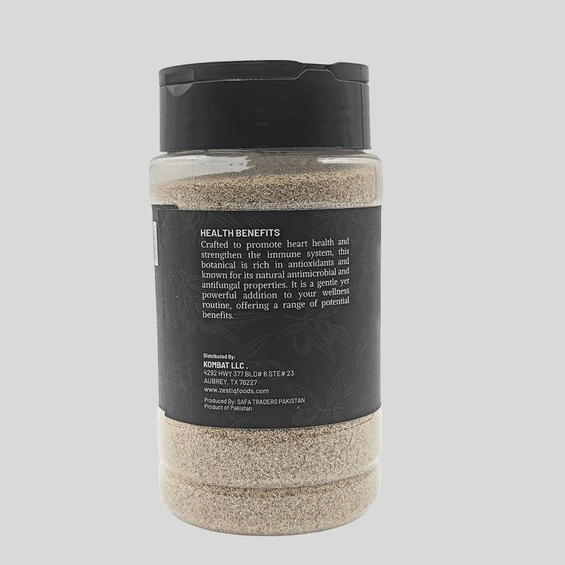 Zestiq Foods Organic Garlic Powder in jar - pure gluten free garlic seasoning for cooking in USA
