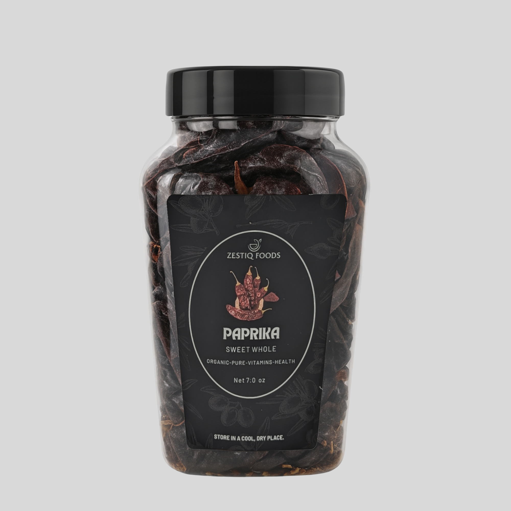 Zestiq Foods Paprika Sweet Whole - Premium Fresh Hot & Sweet Spice
