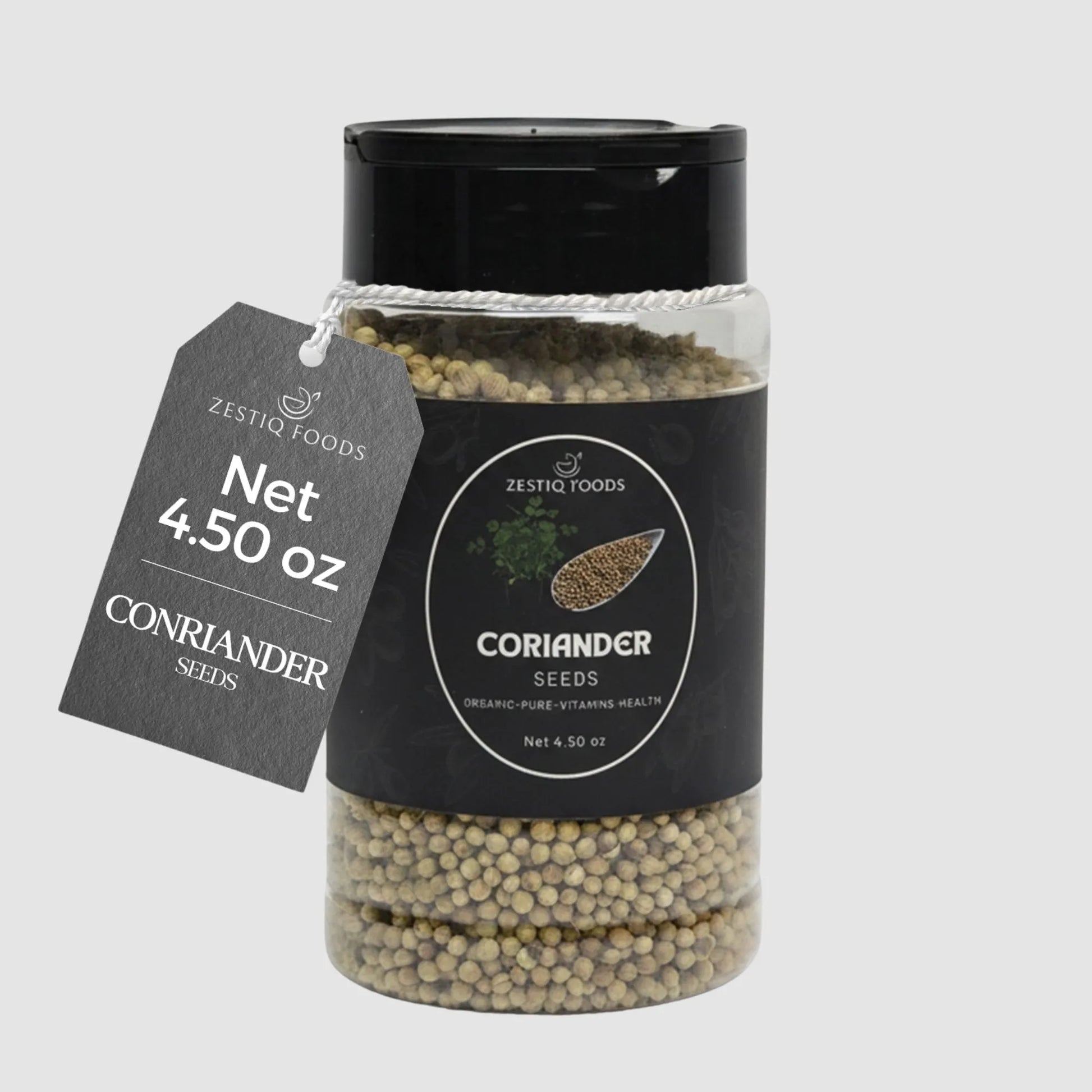 ZF Organic Coriander (Seeds) - 4.5 oz
