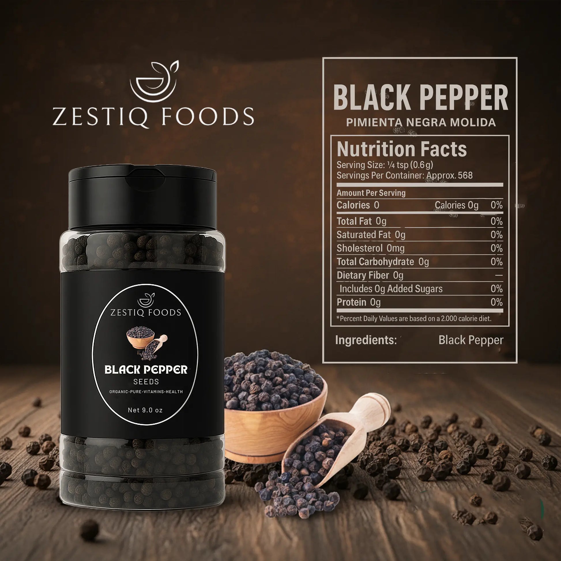 Bulk black peppercorns – aromatic and natural spice