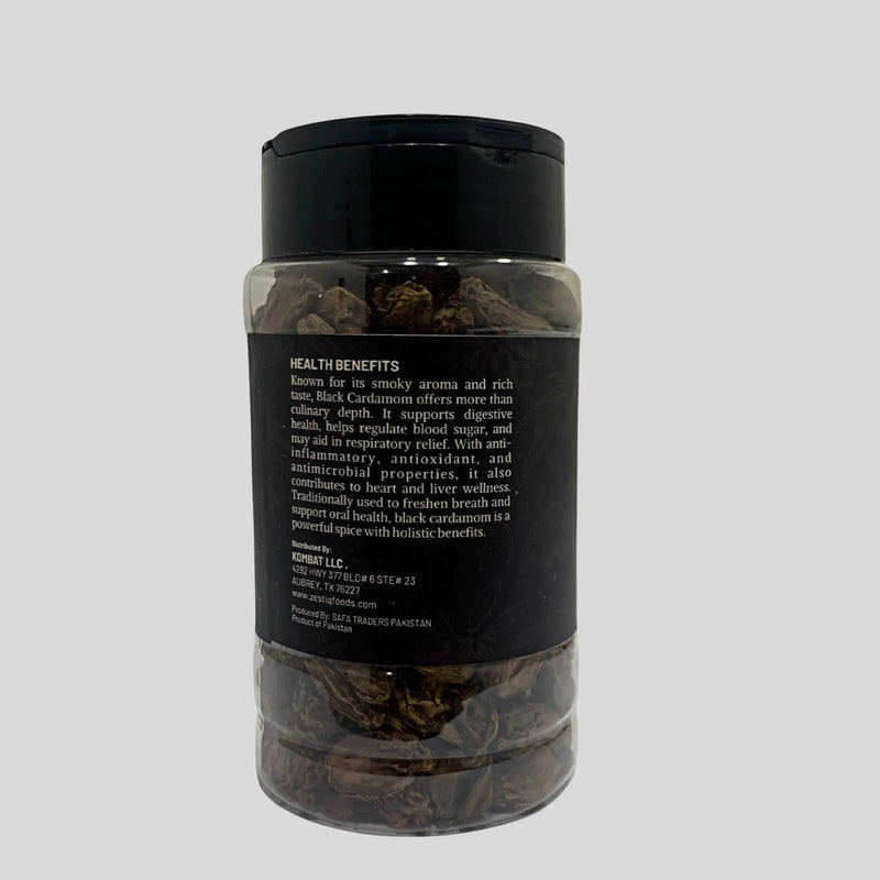 Whole Black Cardamom Pods by Zestiq Foods - Fresh, Aromatic, and Premium Quality Spice
