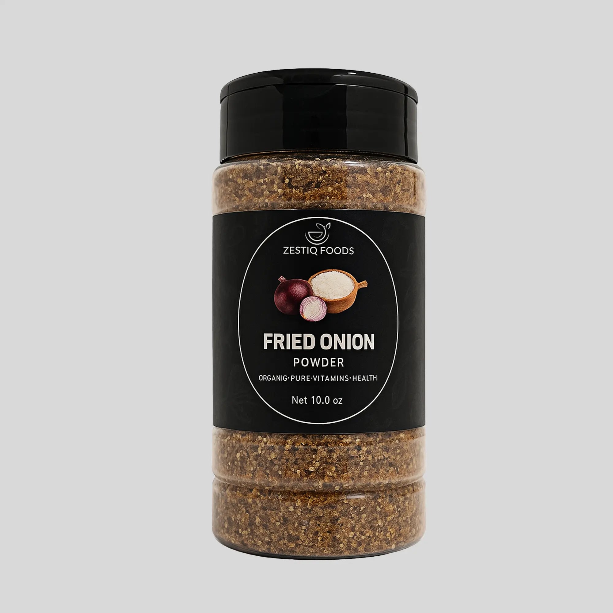 Zestiq Foods fried onion powder for cooking and seasoning
