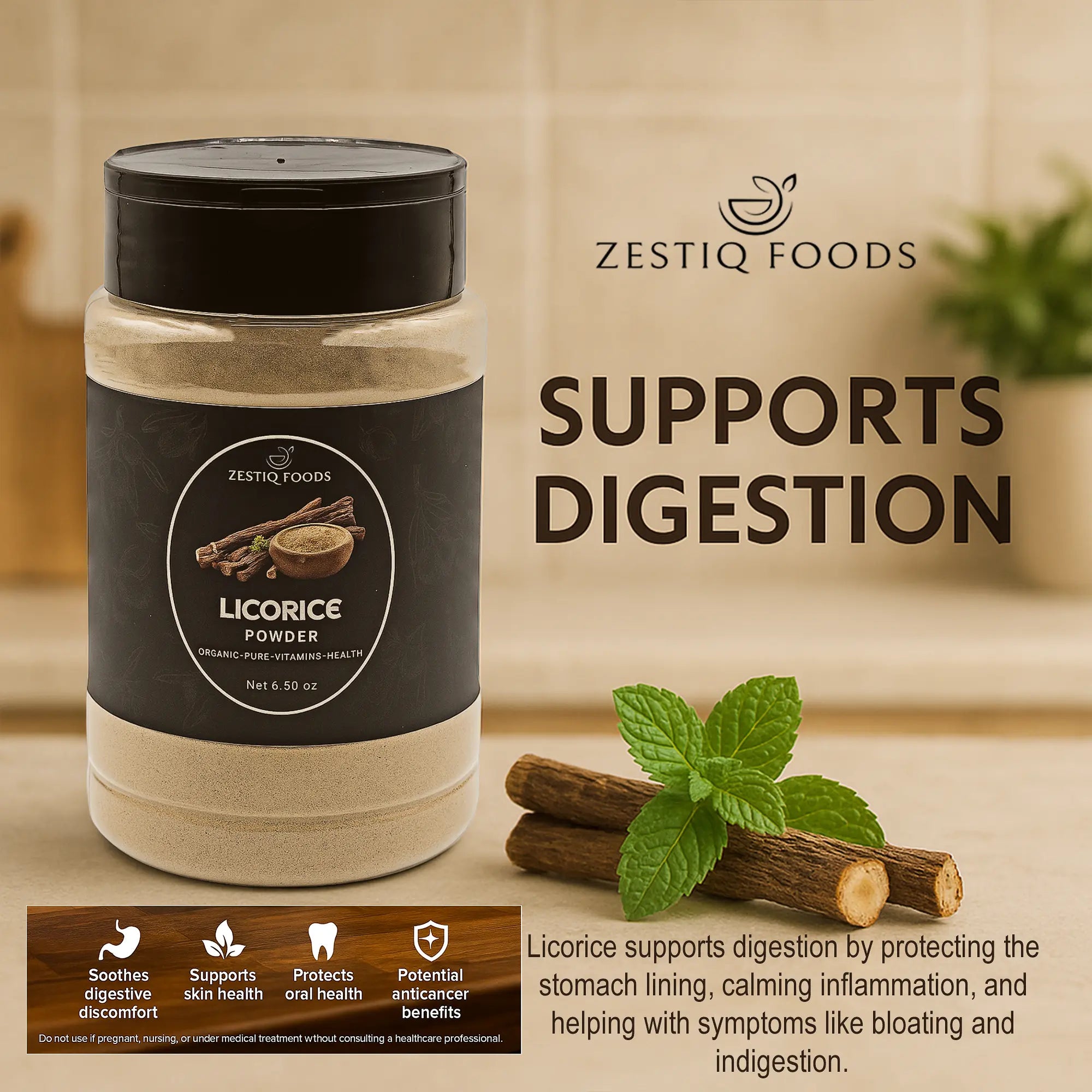 Zestiq Foods Gluten Free Licorice Spice for Rich Cooking Flavor