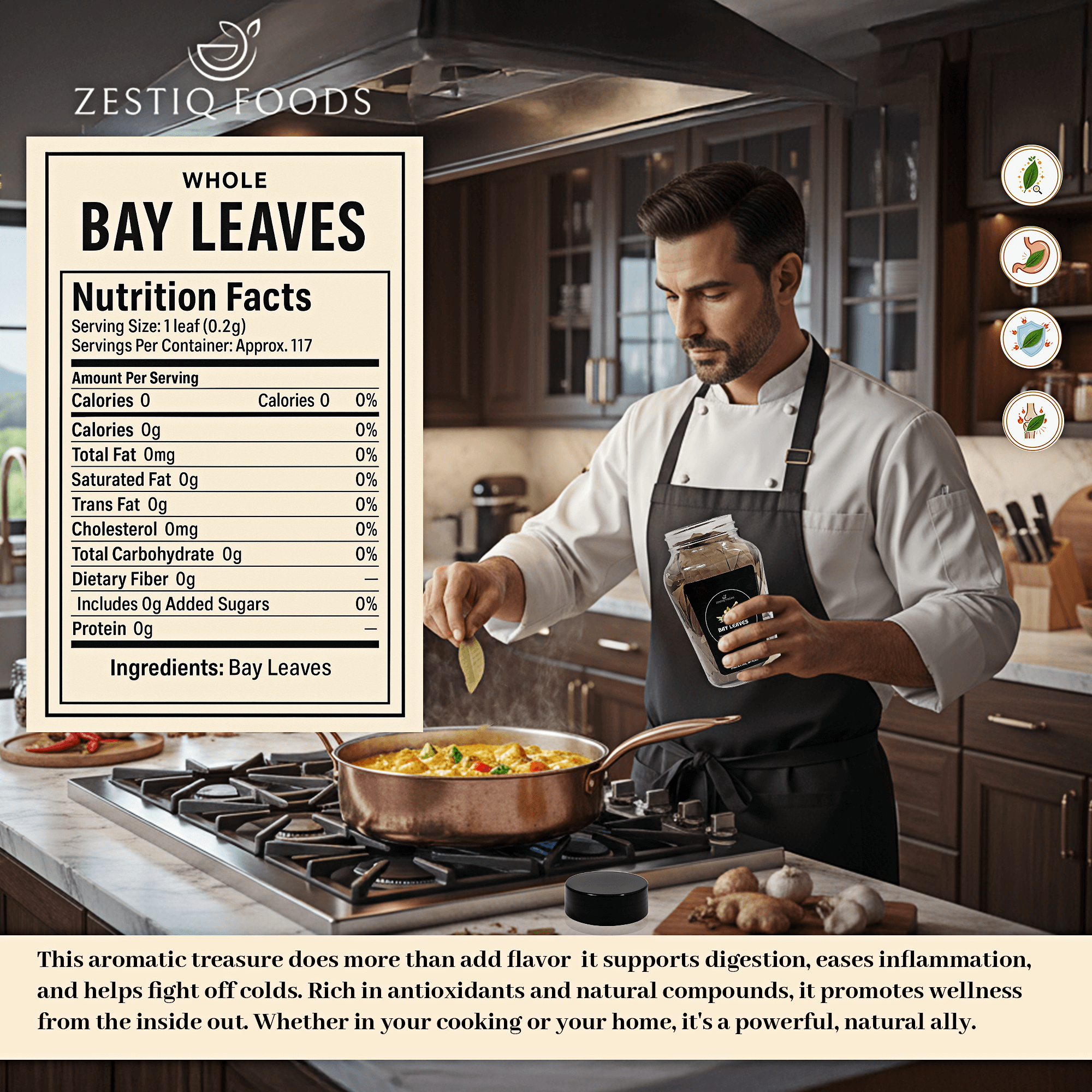 Zeestiq Foods organic bay leaves for sale – Aromatic kitchen spice

