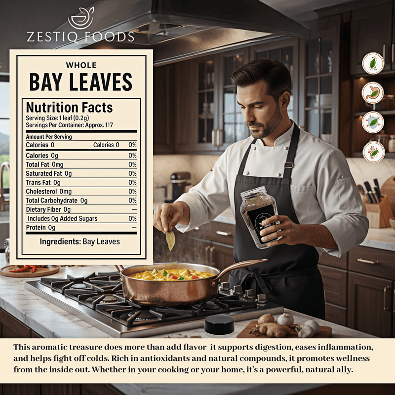 Zeestiq Foods organic bay leaves for sale – Aromatic kitchen spice
