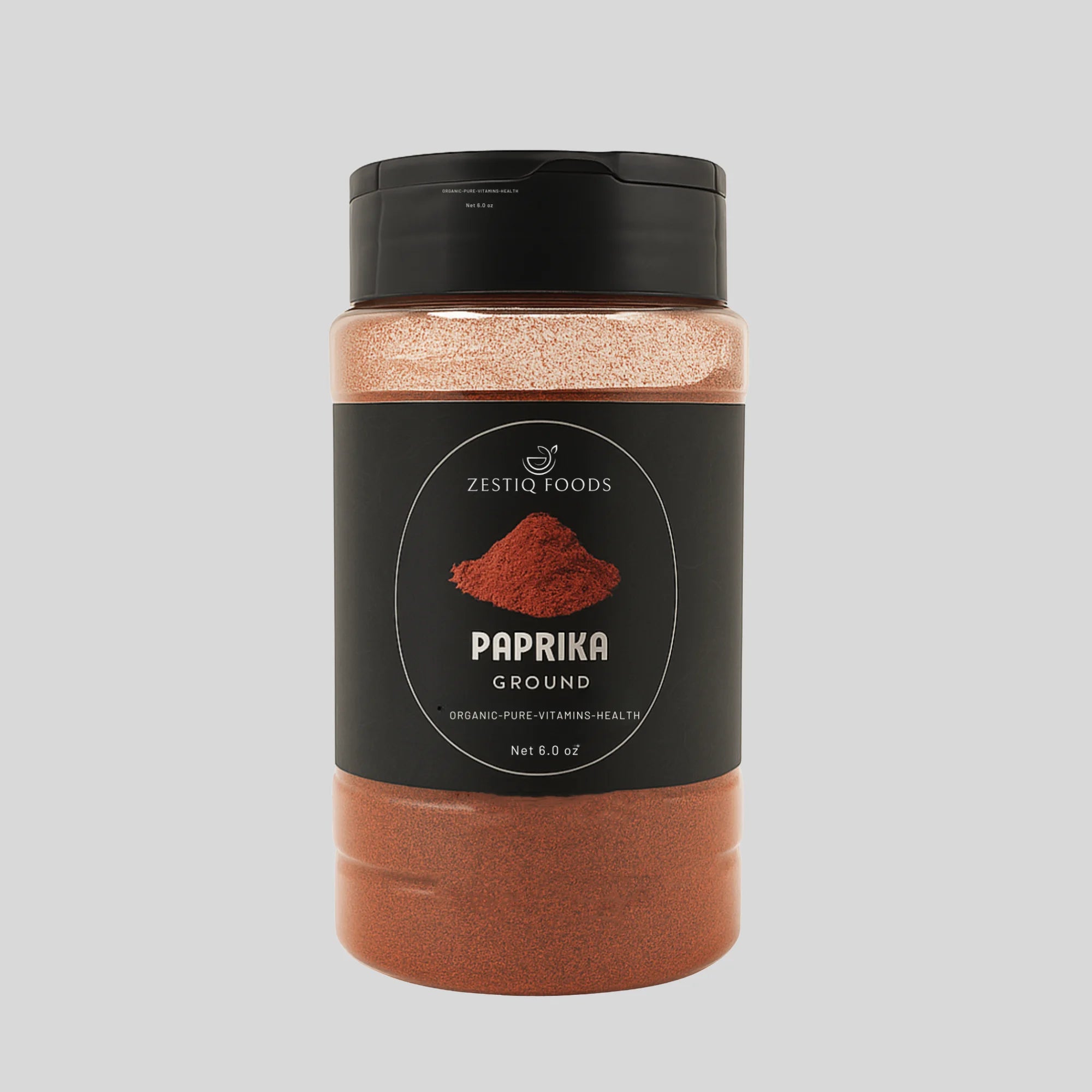 Zestiq  Foods Organic Paprika Ground - Fine & Rich Flavor for Cooking
