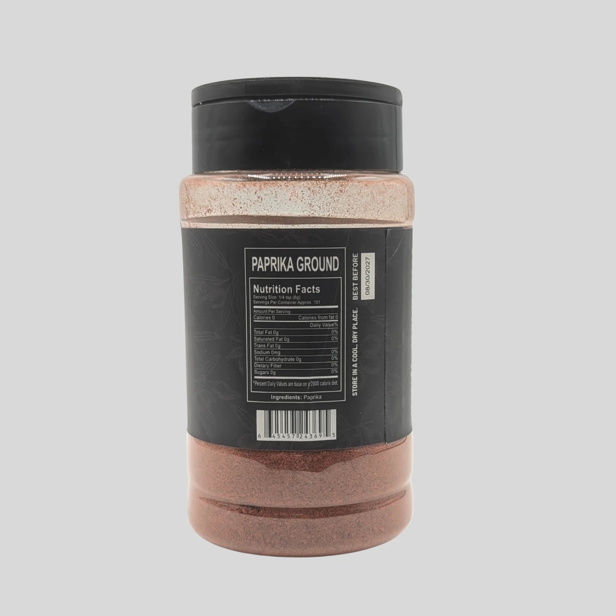 Zestiq  Foods Organic Paprika Ground - Fine & Rich Flavor for Cooking