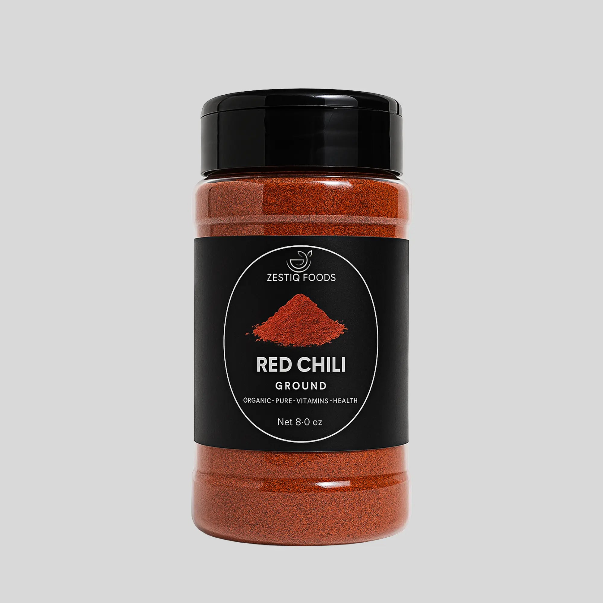 Zestiq Foods Organic Red Chilli Ground - Fine Hot Blend Spice