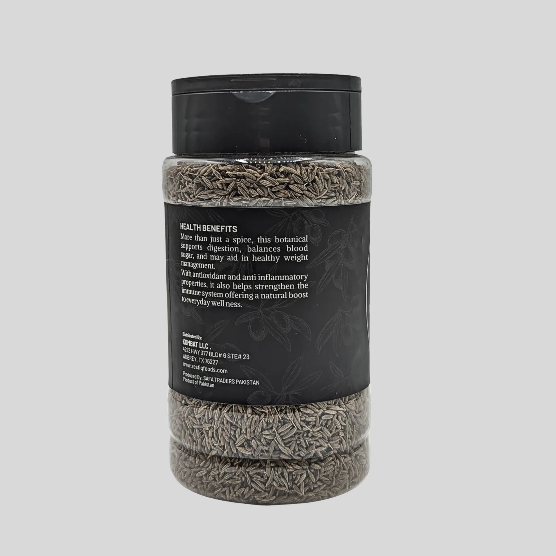 Zestiq Foods white cumin seeds spice for cooking and seasoning
