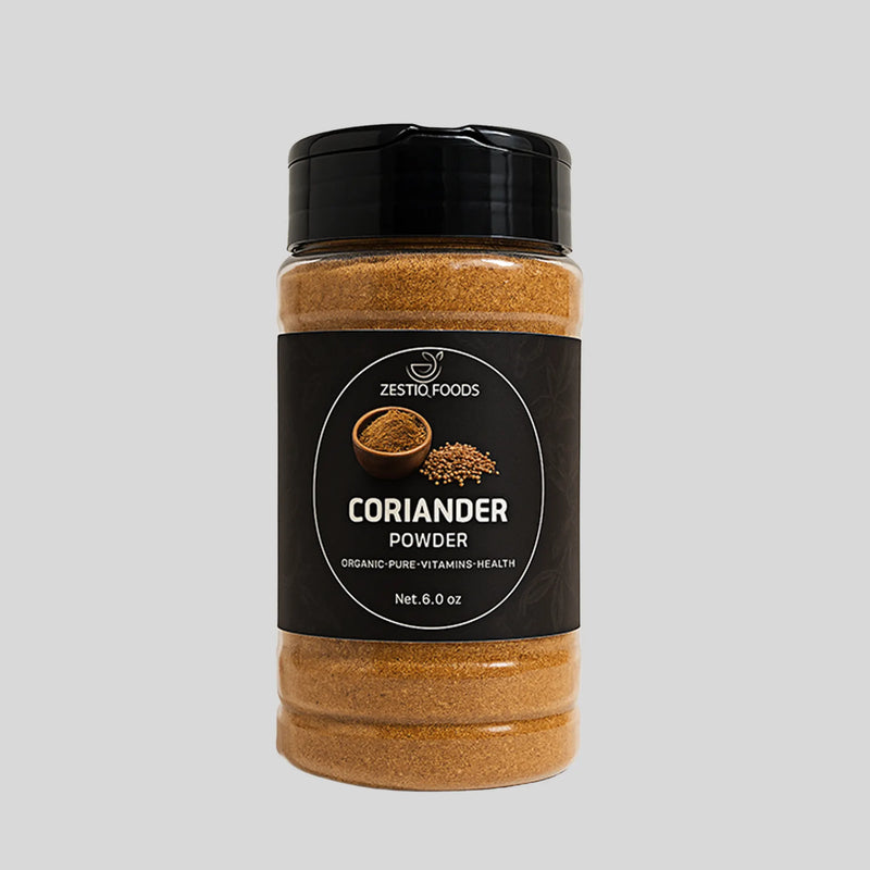 Zestiq Foods Coriander Powder - Freshly Ground, Pure Spice for Cooking and Seasoning
