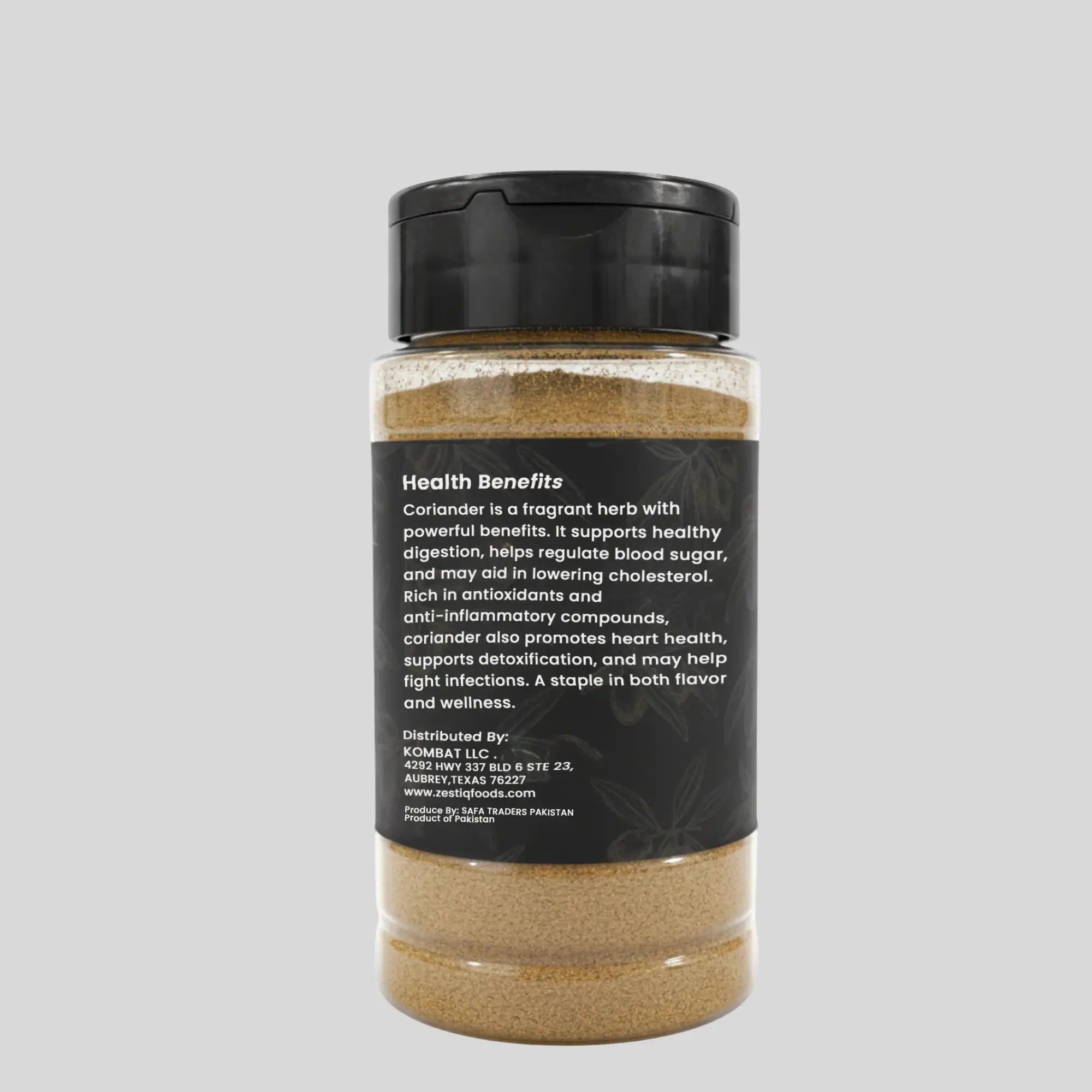 Zestiq Foods Coriander Powder - Freshly Ground, Pure Spice for Cooking and Seasoning
