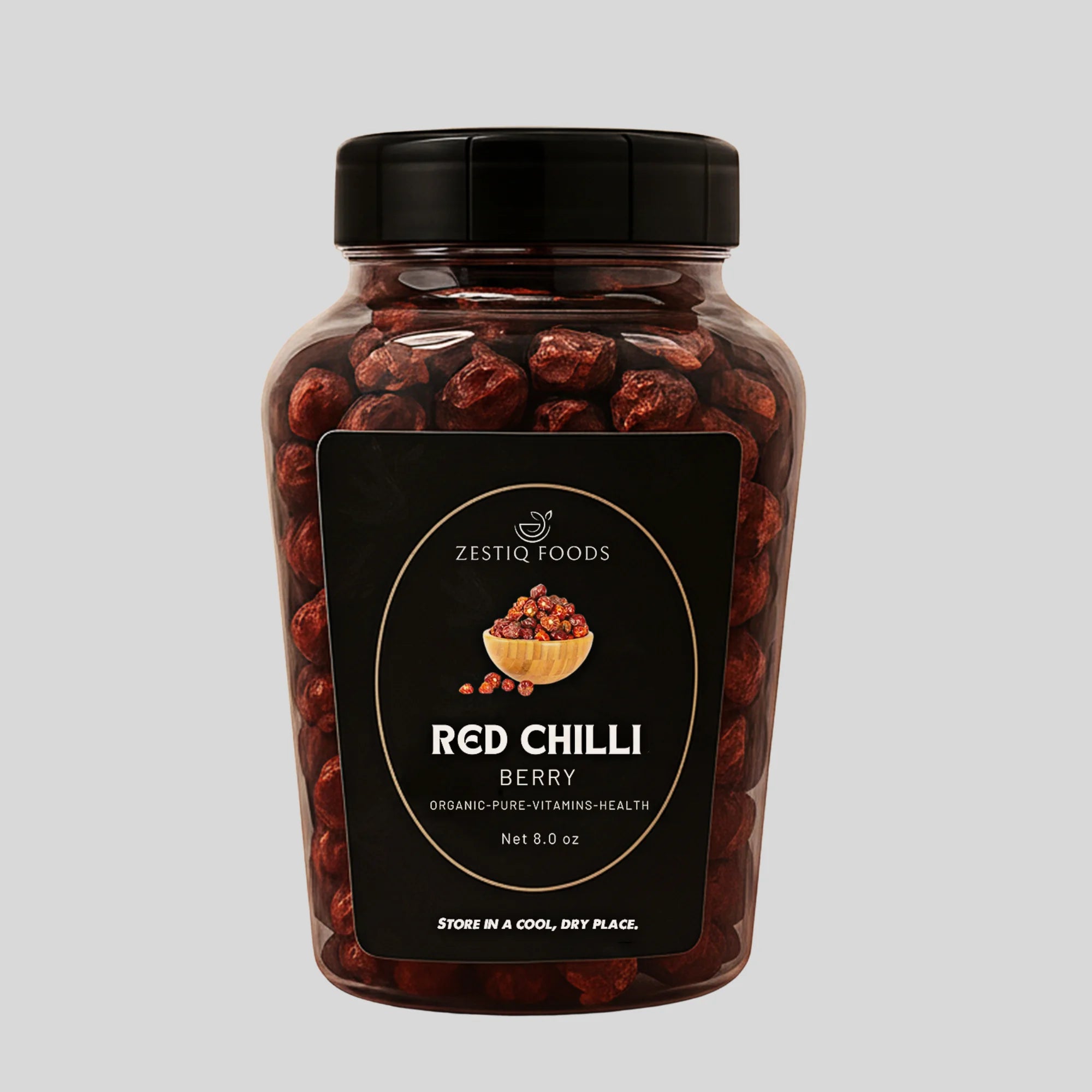 Zestiq Foods Red Chilli Berry Premium Spice for Home Cooking