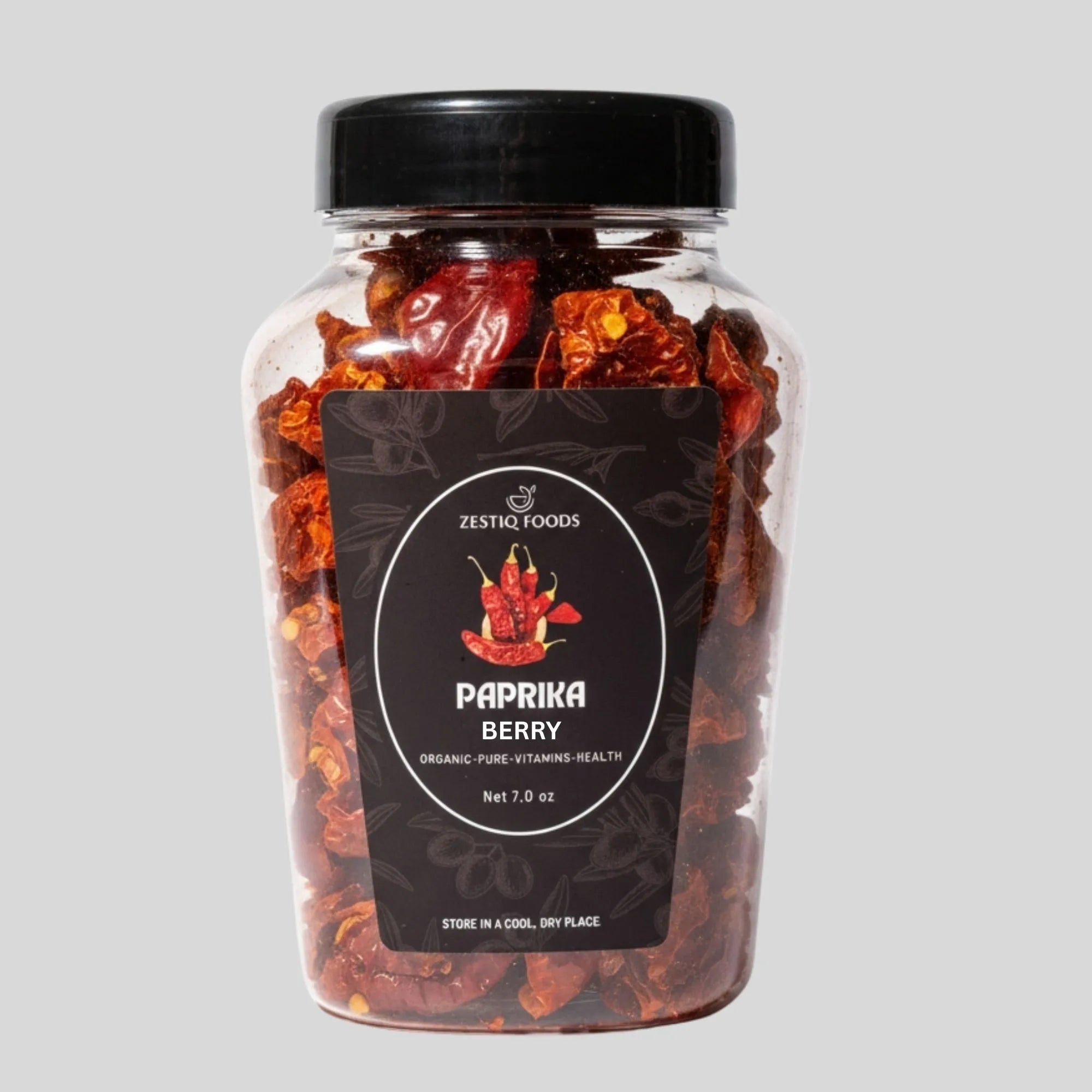 Zestiq Foods Pure Paprika Berry  - Hot Spice for Rich Food Taste